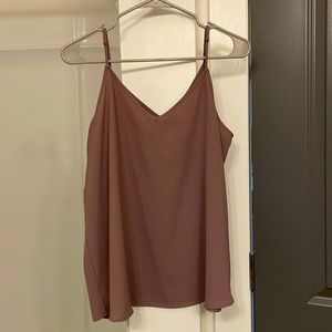 Purple Flowy tank top
